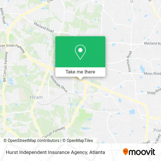 Hurst Independent Insurance Agency map