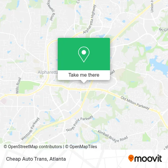 Cheap Auto Trans map