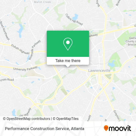 Performance Construction Service map