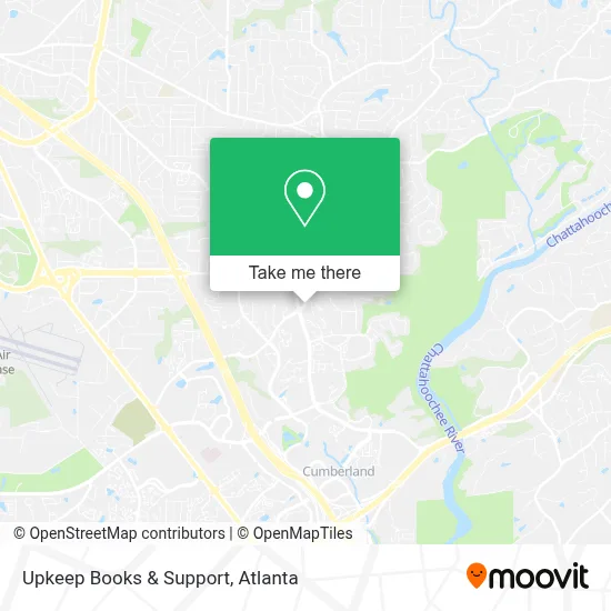 Upkeep Books & Support map