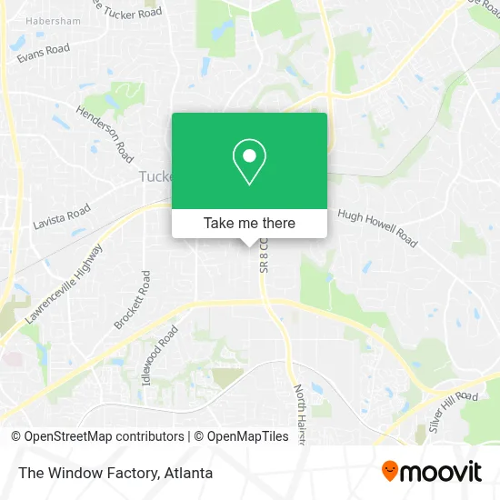 The Window Factory map