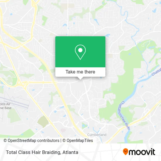 Total Class Hair Braiding map