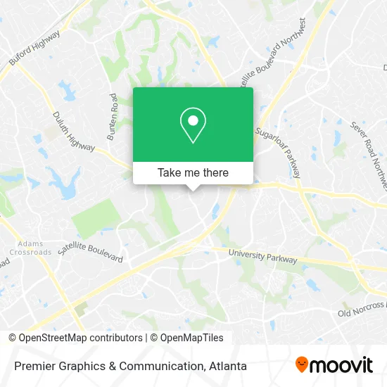 Premier Graphics & Communication map