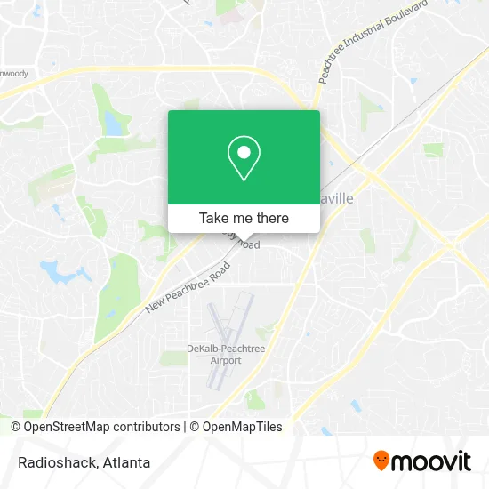 Radioshack map