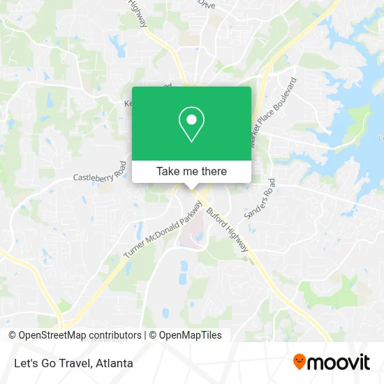 Let's Go Travel map