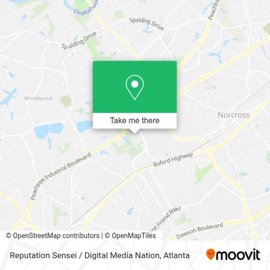 Reputation Sensei / Digital Media Nation map