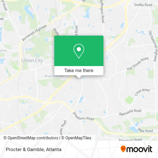 Procter & Gamble map