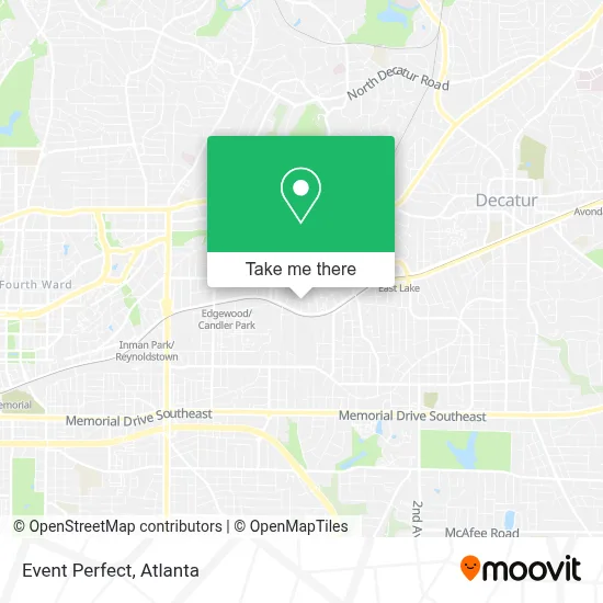 Event Perfect map