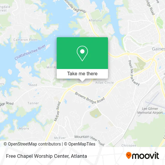 Free Chapel Worship Center map