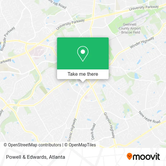 Powell & Edwards map