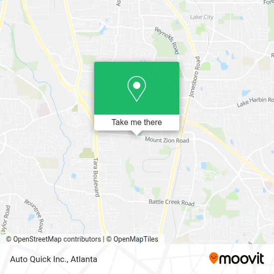 Auto Quick Inc. map