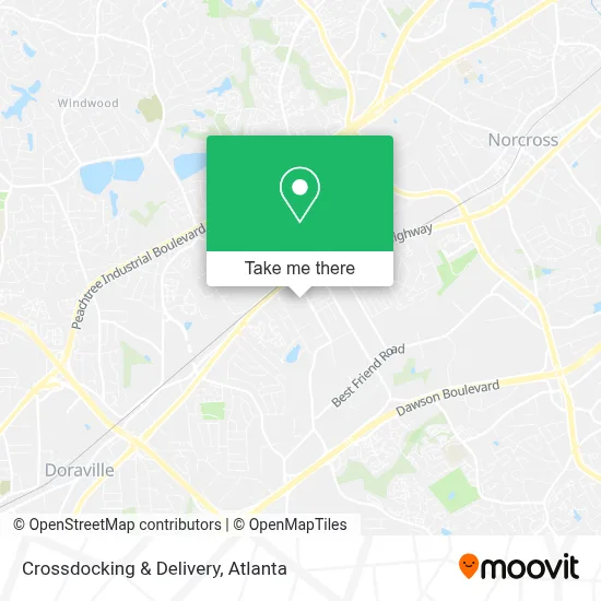Crossdocking & Delivery map