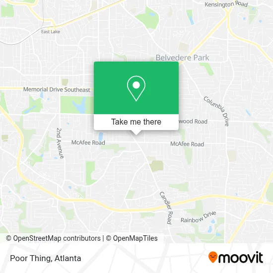 Poor Thing map
