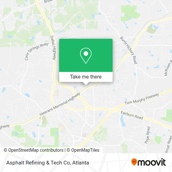 Asphalt Refining & Tech Co map