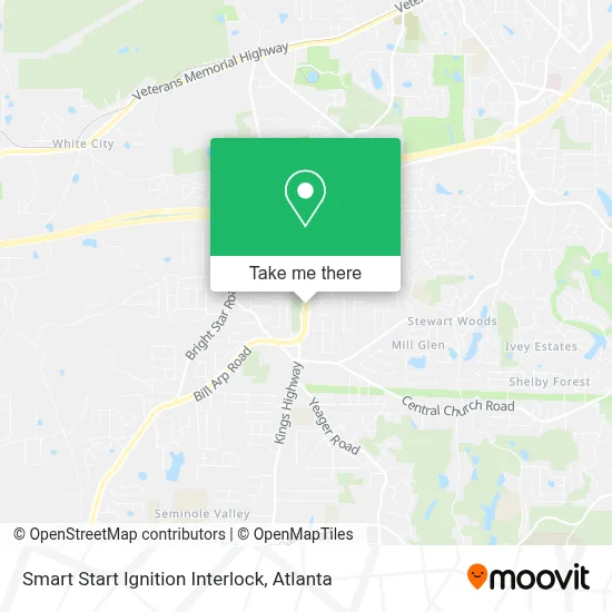 Smart Start Ignition Interlock map