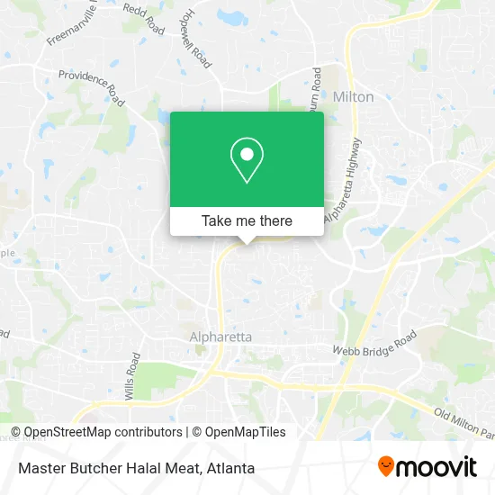 Master Butcher Halal Meat map