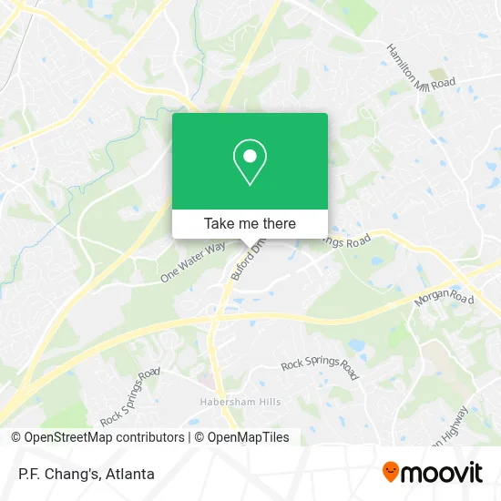 P.F. Chang's map