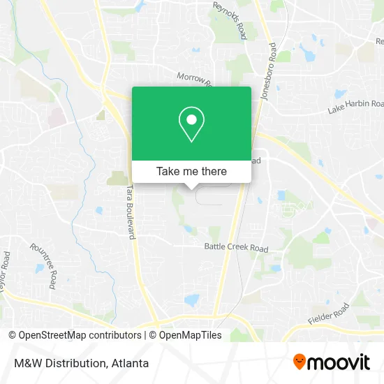 M&W Distribution map