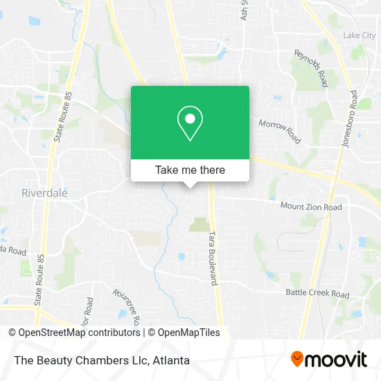 The Beauty Chambers Llc map