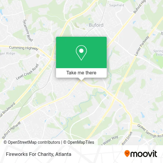 Fireworks For Charity map