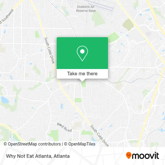 Why Not Eat Atlanta map