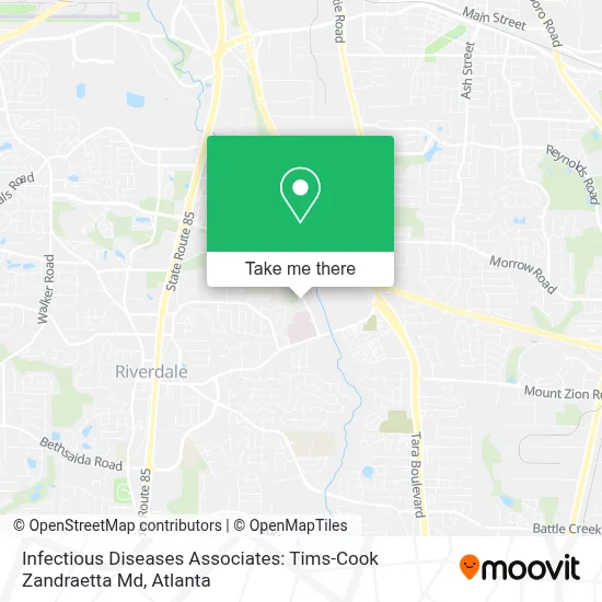 Infectious Diseases Associates: Tims-Cook Zandraetta Md map