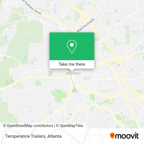 Temperance Trailers map