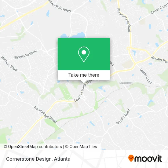 Cornerstone Design map
