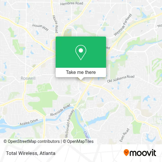Total Wireless map