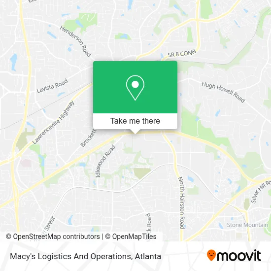 Macy's Logistics And Operations map