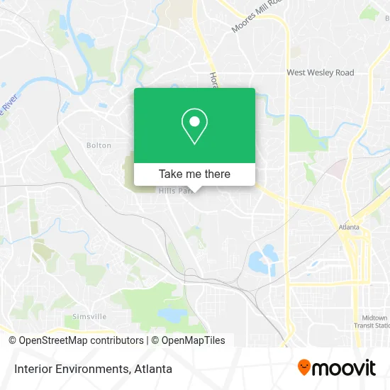 Interior Environments map