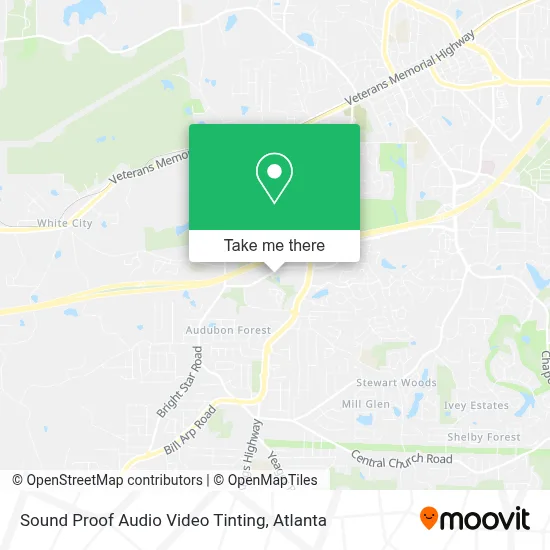 Sound Proof Audio Video Tinting map
