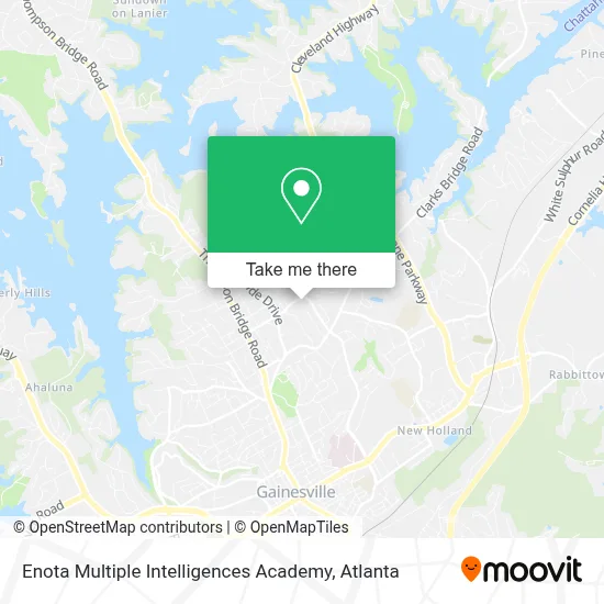 Enota Multiple Intelligences Academy map