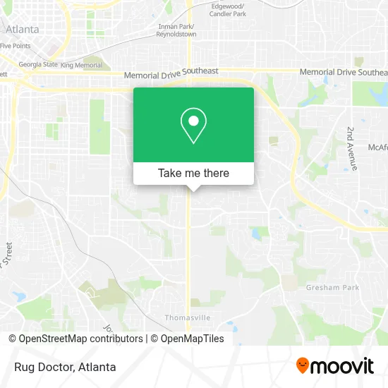 Rug Doctor map