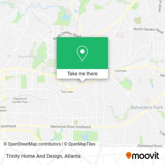 Trinity Home And Design map