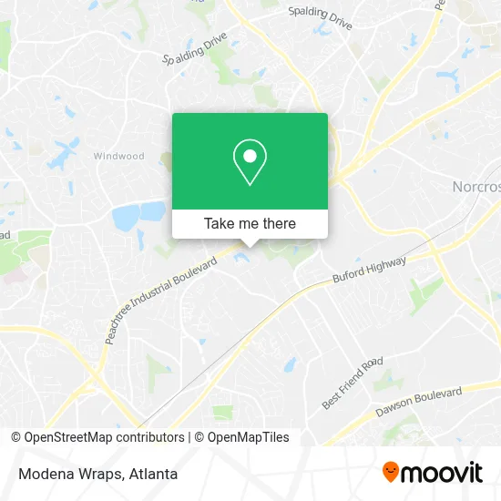 Modena Wraps map