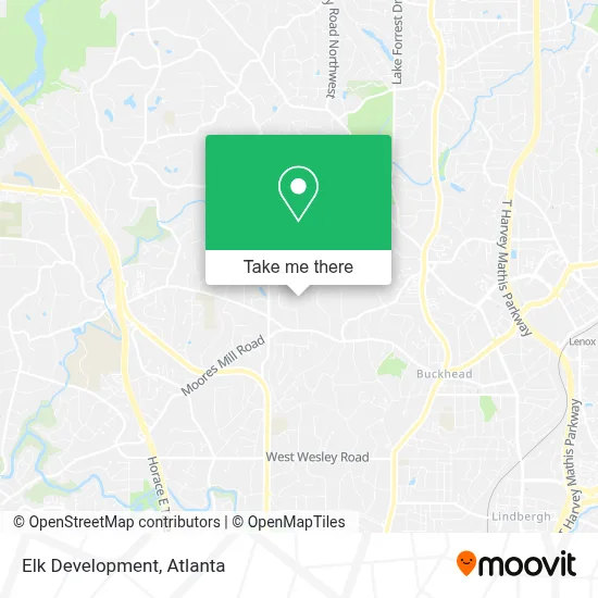 Elk Development map