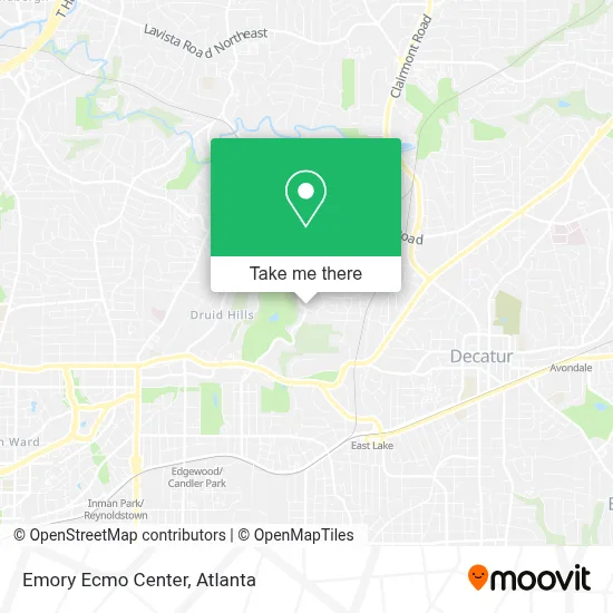 Emory Ecmo Center map