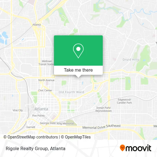Rigole Realty Group map