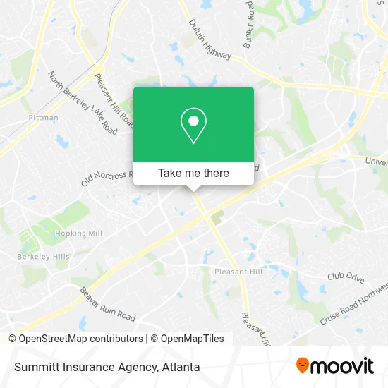 Summitt Insurance Agency map