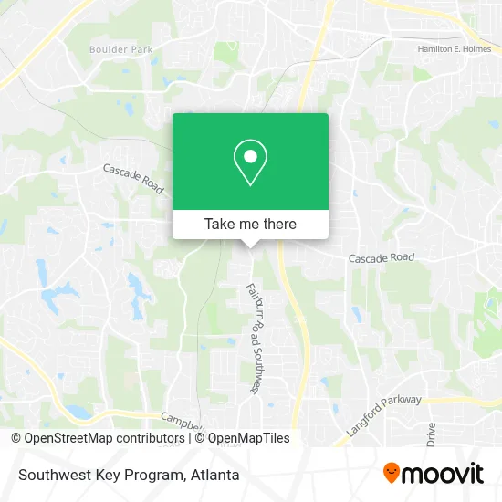 Southwest Key Program map