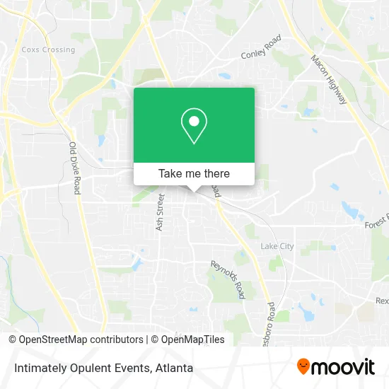 Intimately Opulent Events map