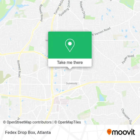 Fedex Drop Box map