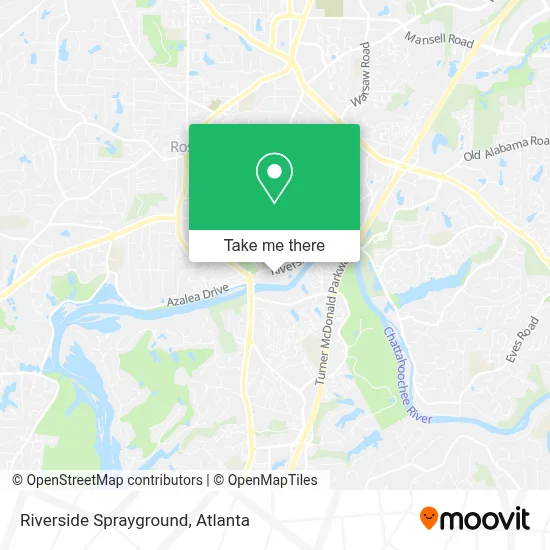 Riverside Sprayground map