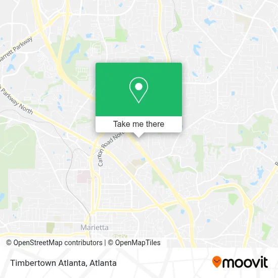 Timbertown Atlanta map