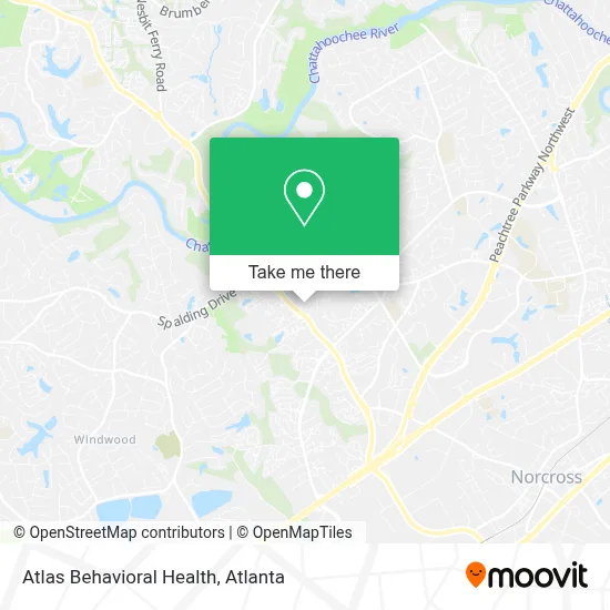 Atlas Behavioral Health map