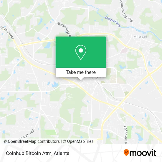 Coinhub Bitcoin Atm map