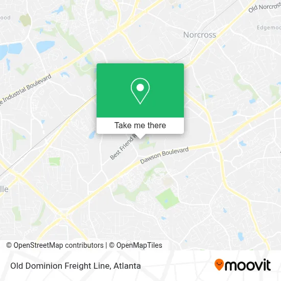 Old Dominion Freight Line map