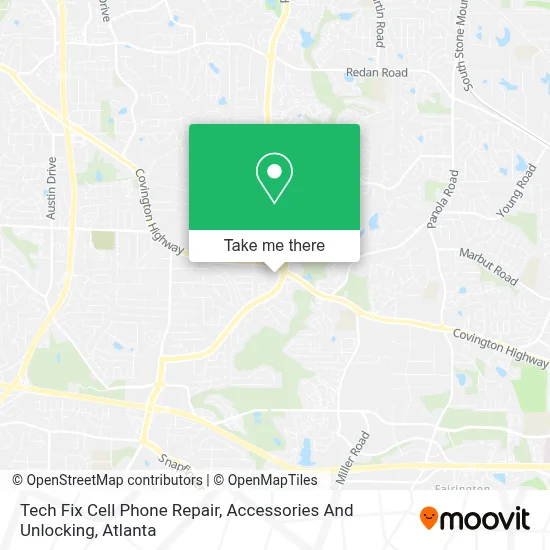 Tech Fix Cell Phone Repair, Accessories And Unlocking map