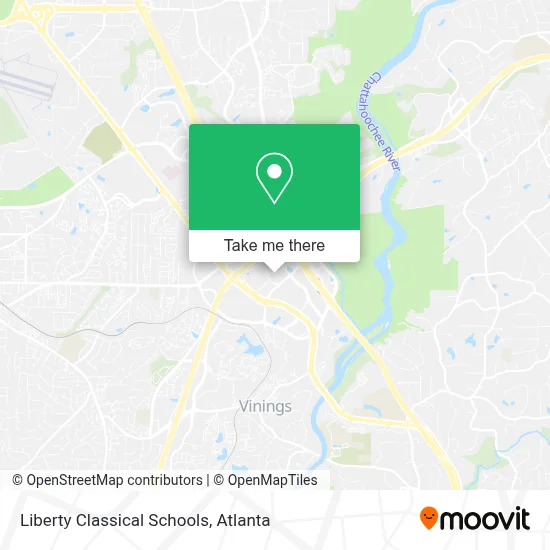 Liberty Classical Schools map